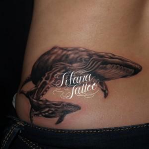 鯨の刺青作品