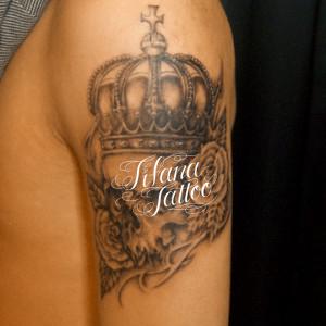 スカル|王冠|薔薇のタトゥー