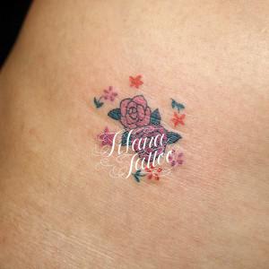 Tiny Roses Tattoo