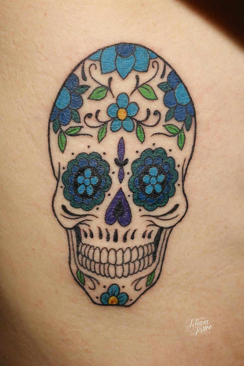 メキシカンスカル タトゥー ギャラリー Tifana Tattoo 東京 渋谷のタトゥースタジオ
