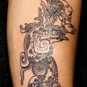 Mayan Vision Serpent Tattoo