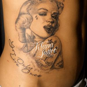 マリリン・モンローのタトゥー