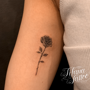 薔薇のタトゥーデザイン Tifana Tattoo 東京 渋谷のタトゥースタジオ