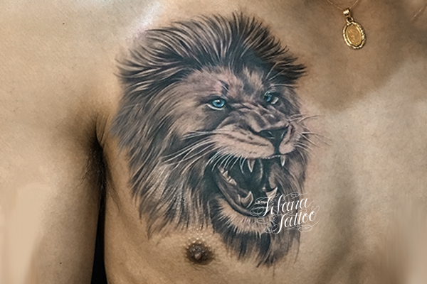 ライオンのタトゥー ギャラリー Tifana Tattoo 東京 渋谷のタトゥースタジオ