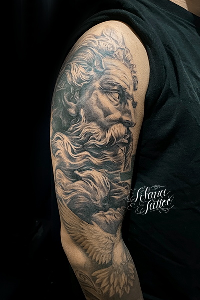Zeus ゼウスのタトゥー ギャラリー Tifana Tattoo 東京 渋谷のタトゥースタジオ