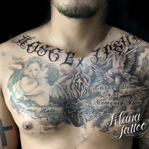 胸 部位別 Tifana Tattoo 東京 渋谷のタトゥースタジオ 胸 部位別 Tifana Tattoo 東京 渋谷のタトゥースタジオ