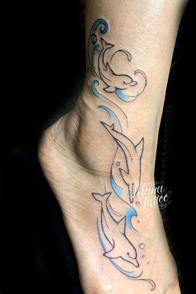 イルカのタトゥー ギャラリー Tifana Tattoo 東京 渋谷のタトゥースタジオ