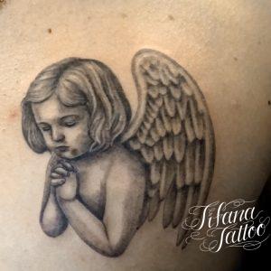天使のタトゥーデザイン Tifana Tattoo 東京 渋谷のタトゥースタジオ 天使のタトゥーデザイン Tifana Tattoo 東京 渋谷のタトゥースタジオ