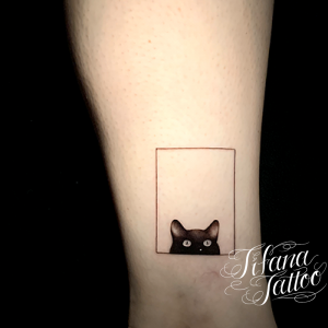 猫のタトゥーデザイン Tifana Tattoo 東京 渋谷のタトゥースタジオ