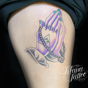 合掌のタトゥーデザイン Tifana Tattoo 東京 渋谷のタトゥースタジオ 合掌のタトゥーデザイン Tifana Tattoo 東京 渋谷のタトゥースタジオ