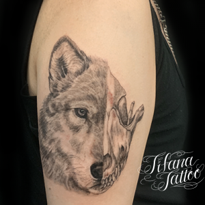 狼のタトゥーデザイン Tifana Tattoo 東京 渋谷のタトゥースタジオ 狼のタトゥーデザイン Tifana Tattoo 東京 渋谷のタトゥースタジオ