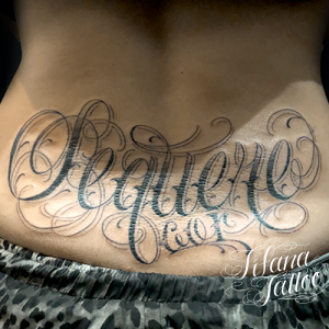 スペイン語のフレーズ タトゥー ギャラリー Tifana Tattoo 東京 渋谷のタトゥースタジオ スペイン語のフレーズ タトゥー ギャラリー Tifana Tattoo 東京 渋谷のタトゥースタジオ