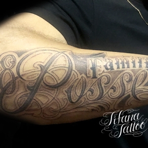 チカーノ・レタリングタトゥー