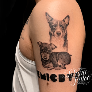 犬のタトゥーデザイン Tifana Tattoo 東京 渋谷のタトゥースタジオ 犬のタトゥーデザイン Tifana Tattoo 東京 渋谷のタトゥースタジオ