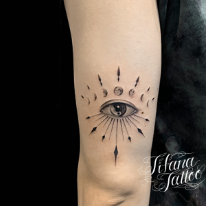 目のタトゥーデザイン Tifana Tattoo 東京 渋谷のタトゥースタジオ