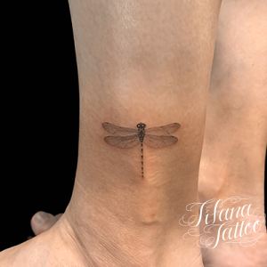 トンボ|蜻蛉のファインライン・タトゥー