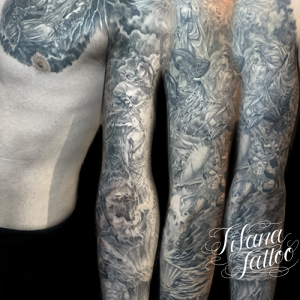女神のタトゥーデザイン Tifana Tattoo 東京 渋谷のタトゥースタジオ