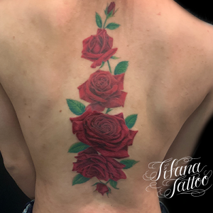 薔薇のタトゥーデザイン Tifana Tattoo 東京 渋谷のタトゥースタジオ 薔薇のタトゥーデザイン Tifana Tattoo 東京 渋谷のタトゥースタジオ