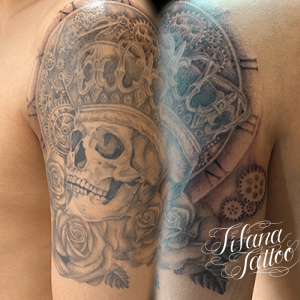 王冠のタトゥーデザイン Tifana Tattoo 東京 渋谷のタトゥースタジオ 王冠のタトゥーデザイン Tifana Tattoo 東京 渋谷のタトゥースタジオ