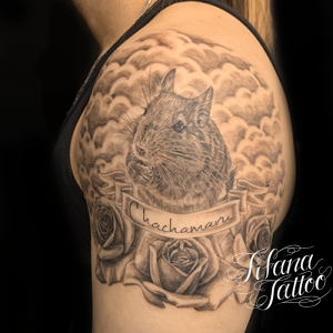 ハムスター|薔薇のタトゥー