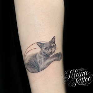 愛猫のポートレート・タトゥー