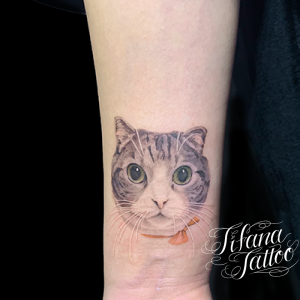 愛猫のポートレート・タトゥー