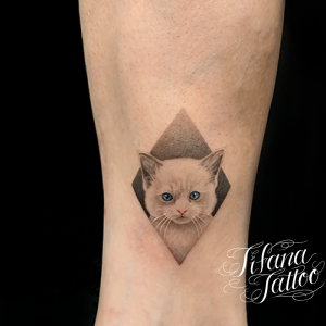 愛猫のポートレート・タトゥー