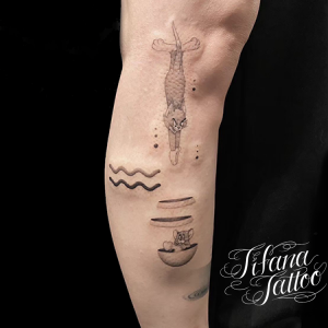 トム&ジェリーとジオメトリック・タトゥー