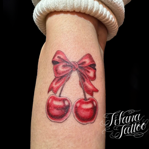 さくらんぼのタトゥー
