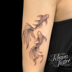 金魚のタトゥー