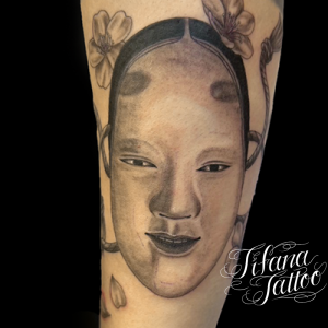 能面|小面のタトゥー