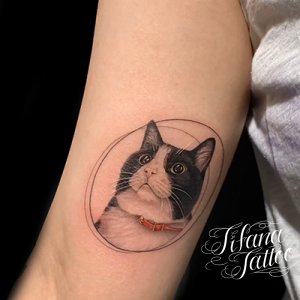 愛猫のポートレート・タトゥー