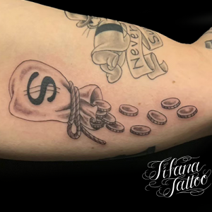 MONEY BAG TATTOO